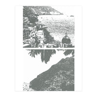 Printed Positano in Grey  (Print Only)