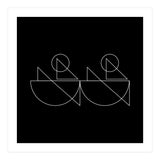 Kayakers | modern geometric (Print Only) thumbnail