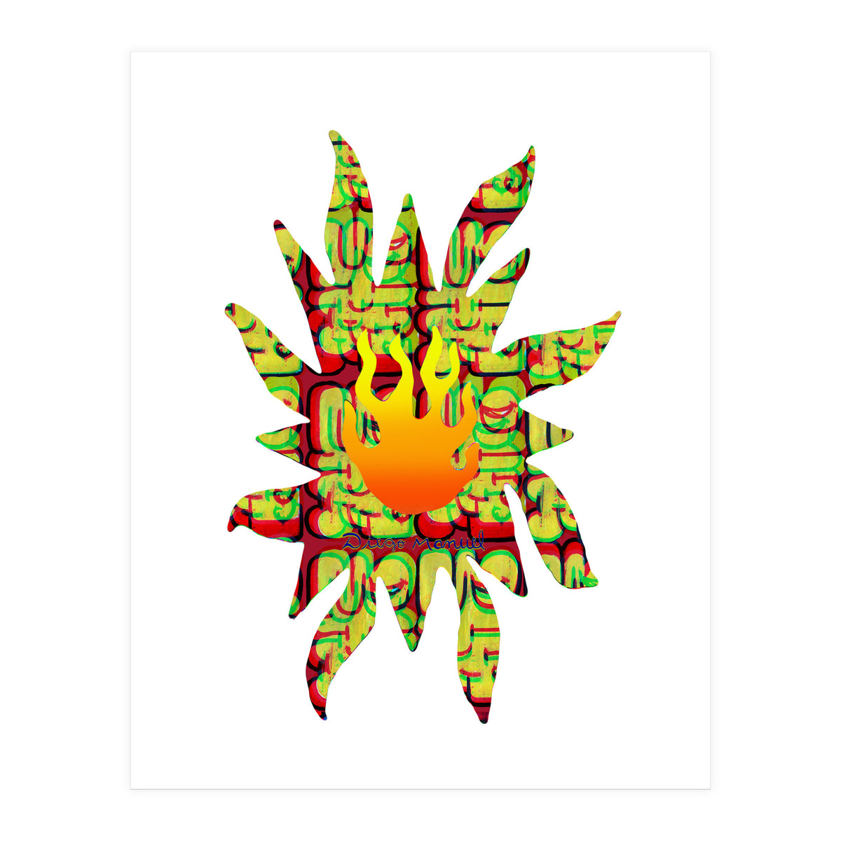 Fuego 20 Copia (Print Only)