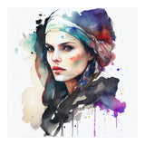 Watercolor Pirate Woman #5 (Print Only) thumbnail