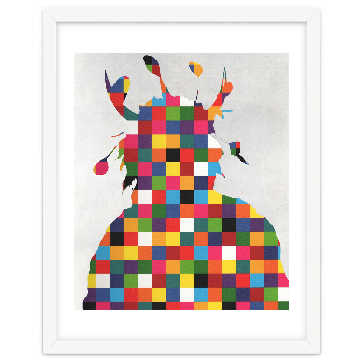Indian Portrait Disaster · Kicking Bear Colorful Square
