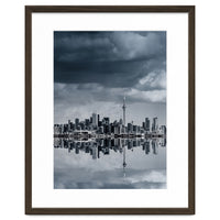 Toronto Skyline From Colonel Samuel Smith Park Reflection No 1