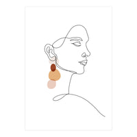 Earring woman (Print Only)