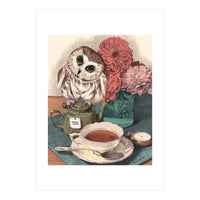 Sweet Little Tea Owl (Print Only)