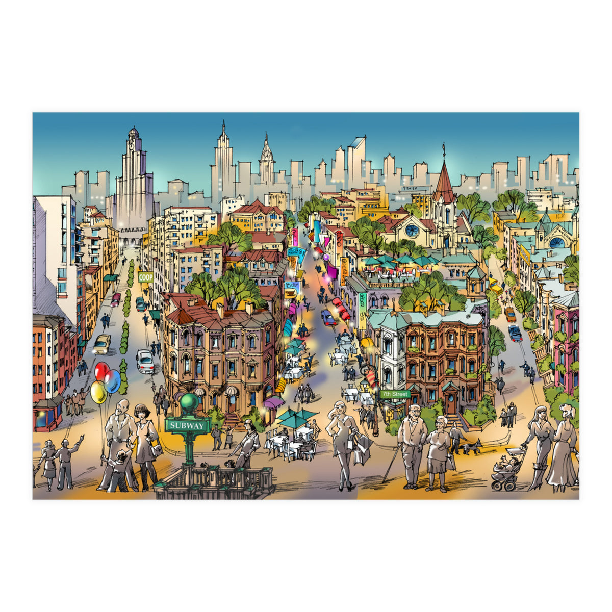 Park Slope Brooklyn (Print Only)