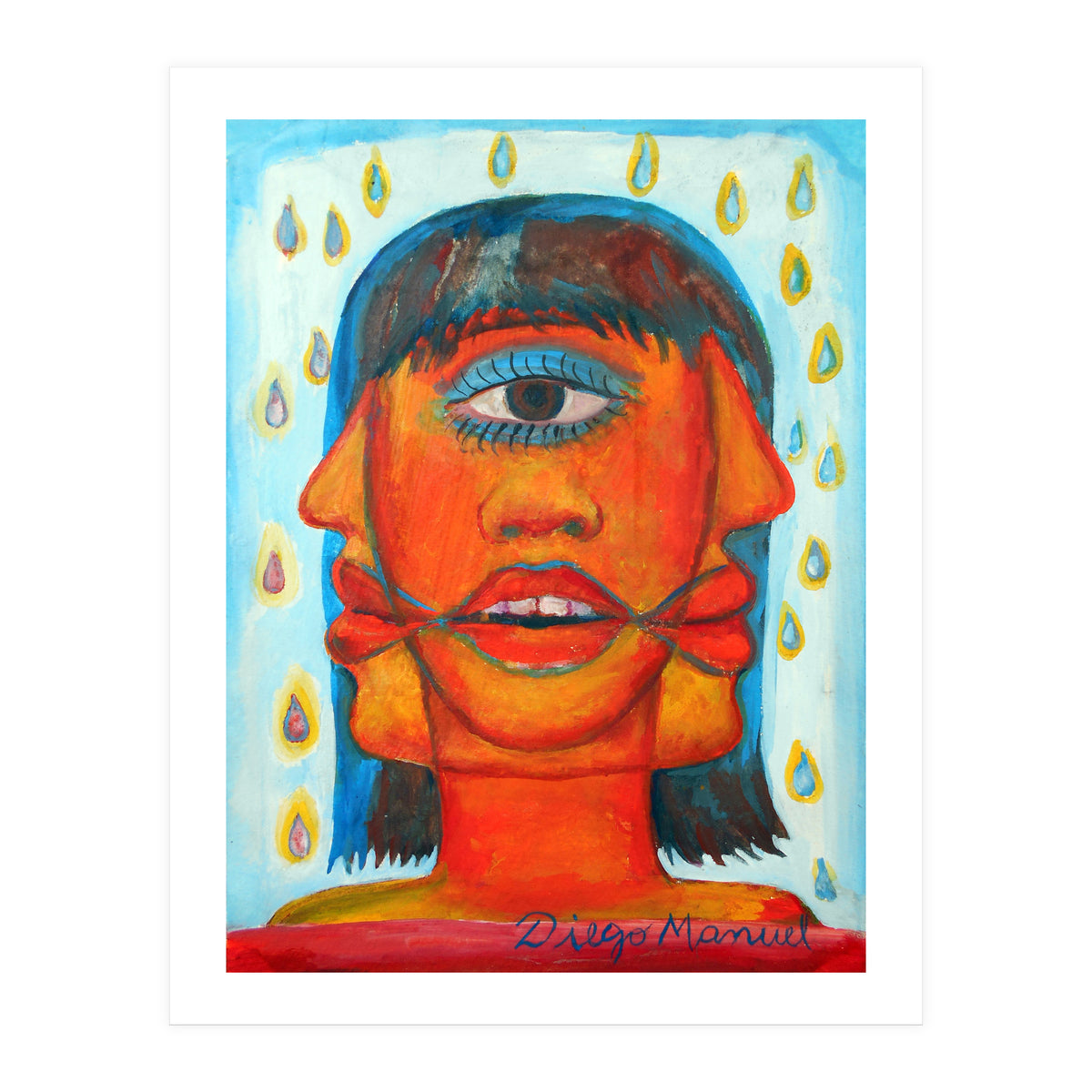 Cabeza De Mujer 4 Nueva (Print Only)