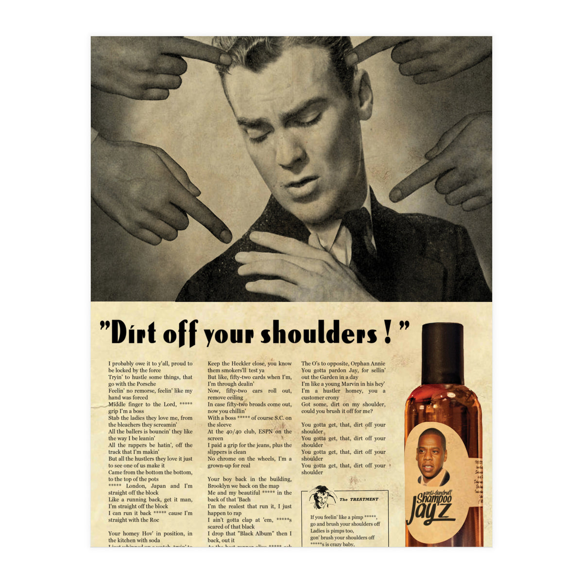 Dirt Off Your Shoulders (Print Only)