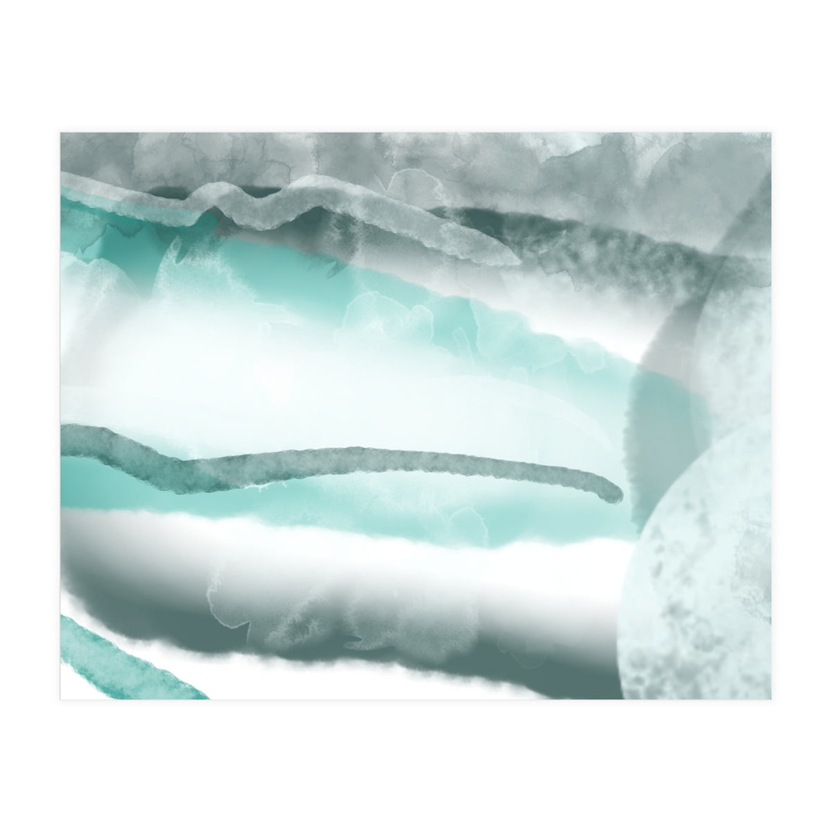 Depths In Green (Print Only)