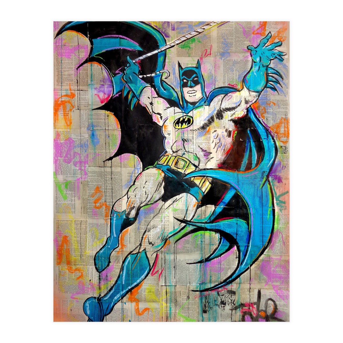 Pop Bat Hero (Print Only)