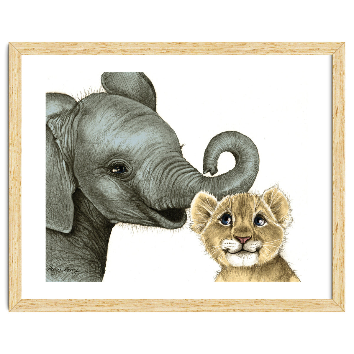 Best Friends, Elephant and Lion