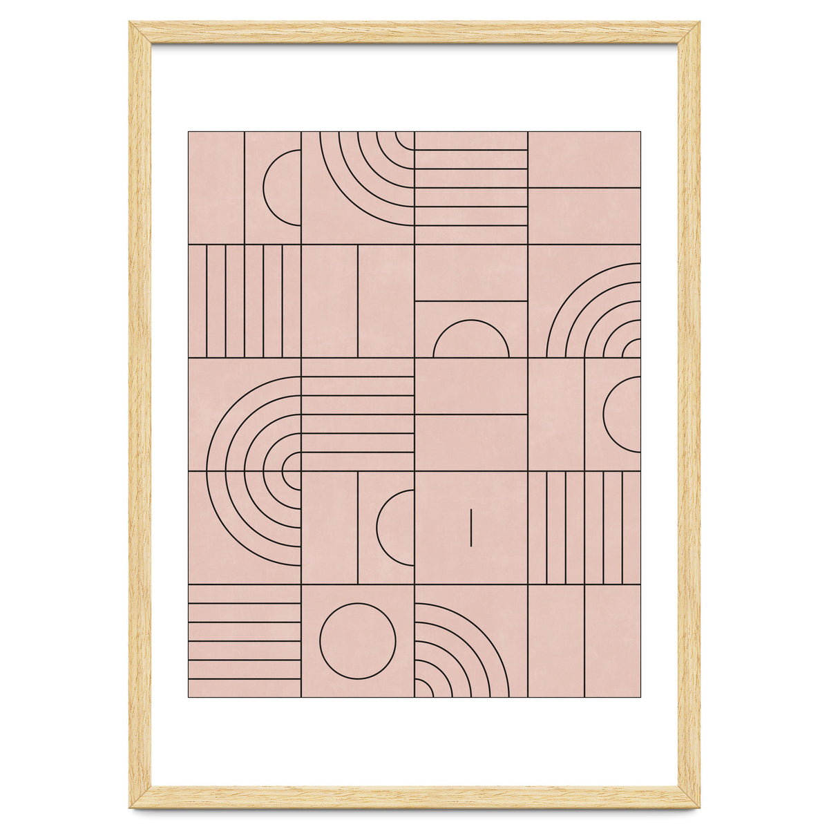 My Favorite Geometric Patterns No.20 - Pale Pink