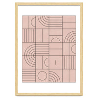 My Favorite Geometric Patterns No.20 - Pale Pink