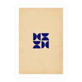 Ultramarine abstract shapes (Print Only) thumbnail