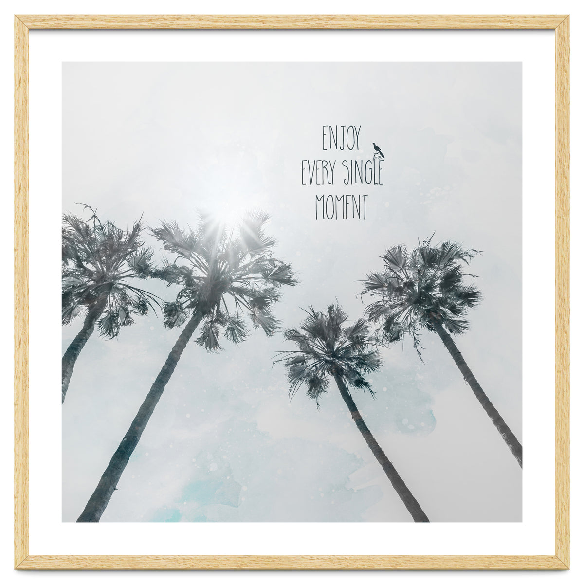 Palm trees with sun | enjoy every single moment