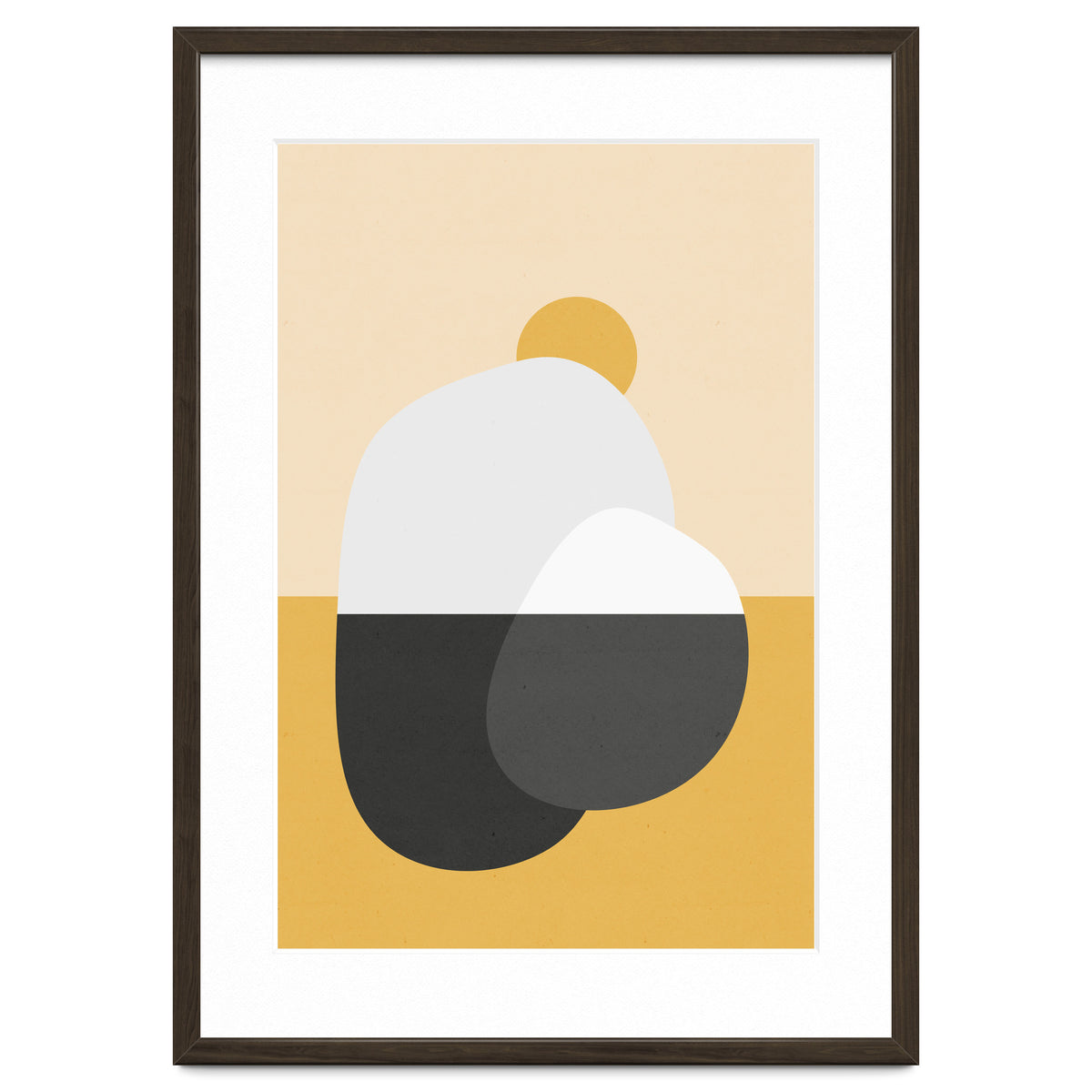 Abstract Boulders - Golden Desert