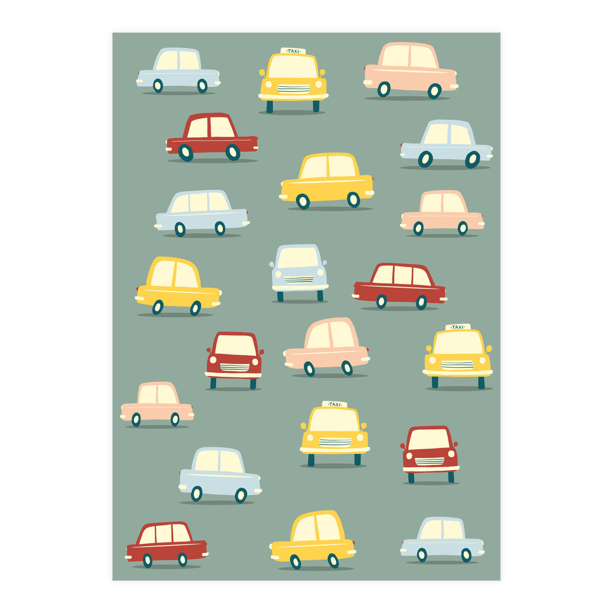 Vintage Cars (Print Only)