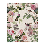 Hummingbirds And Roses (Print Only) thumbnail