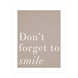 Don't Forget To Smile (Print Only) thumbnail