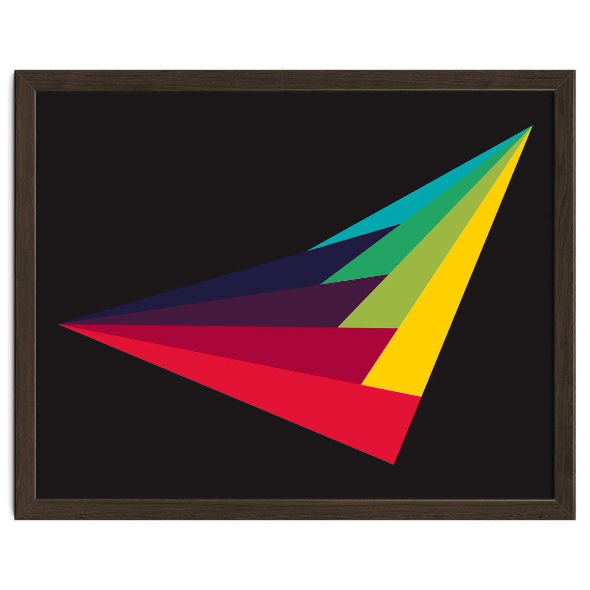 Geometric Shapes No. 40 - rainbow