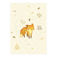 Lonely Winter Fox (Print Only)