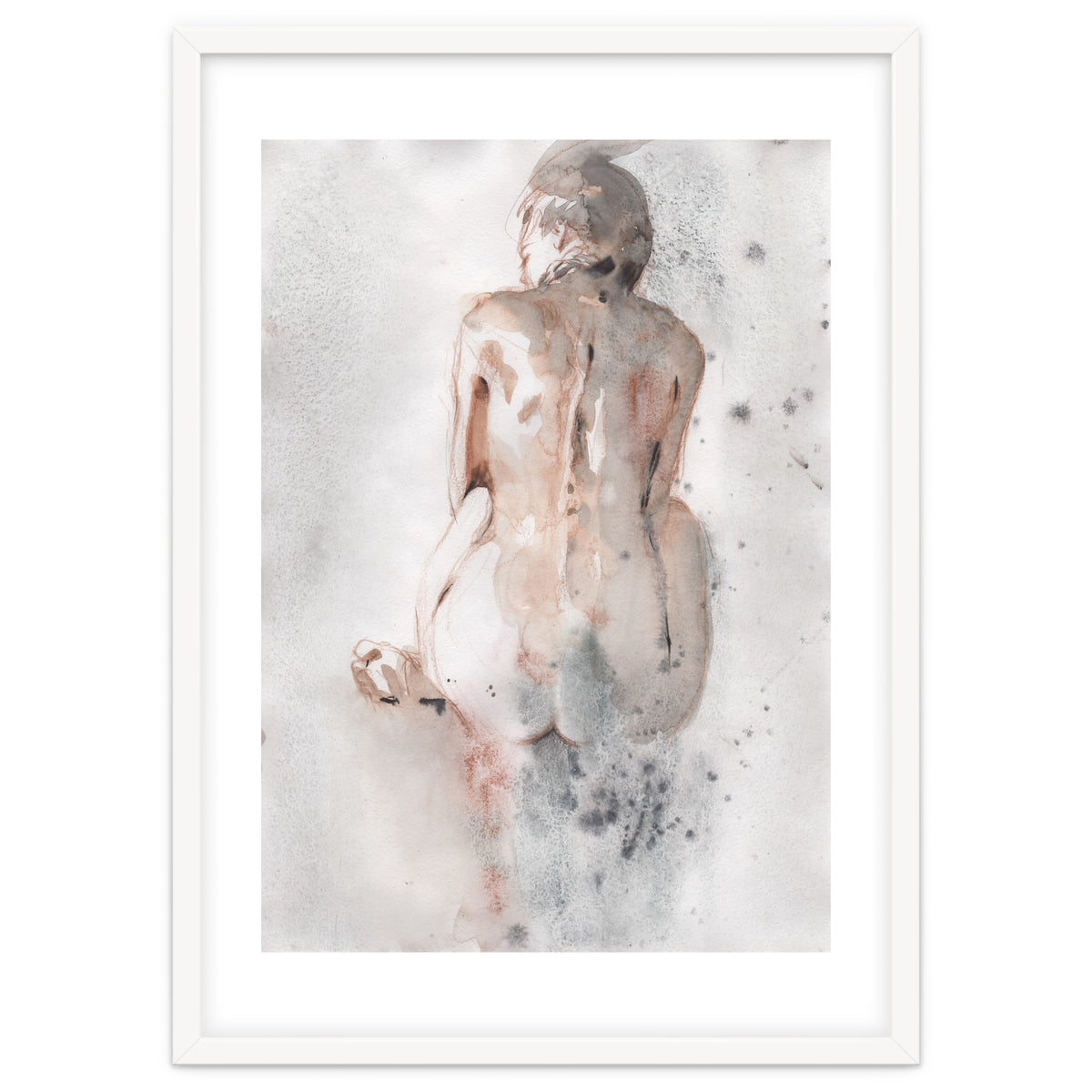 Naked girl from the back