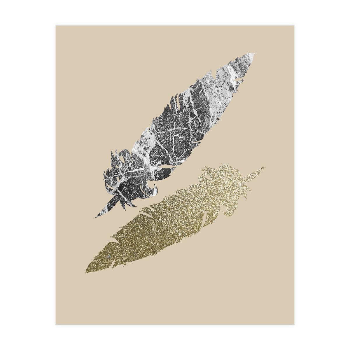 piuma oro (Print Only)