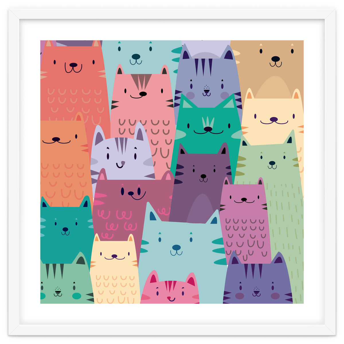 Pastel cats