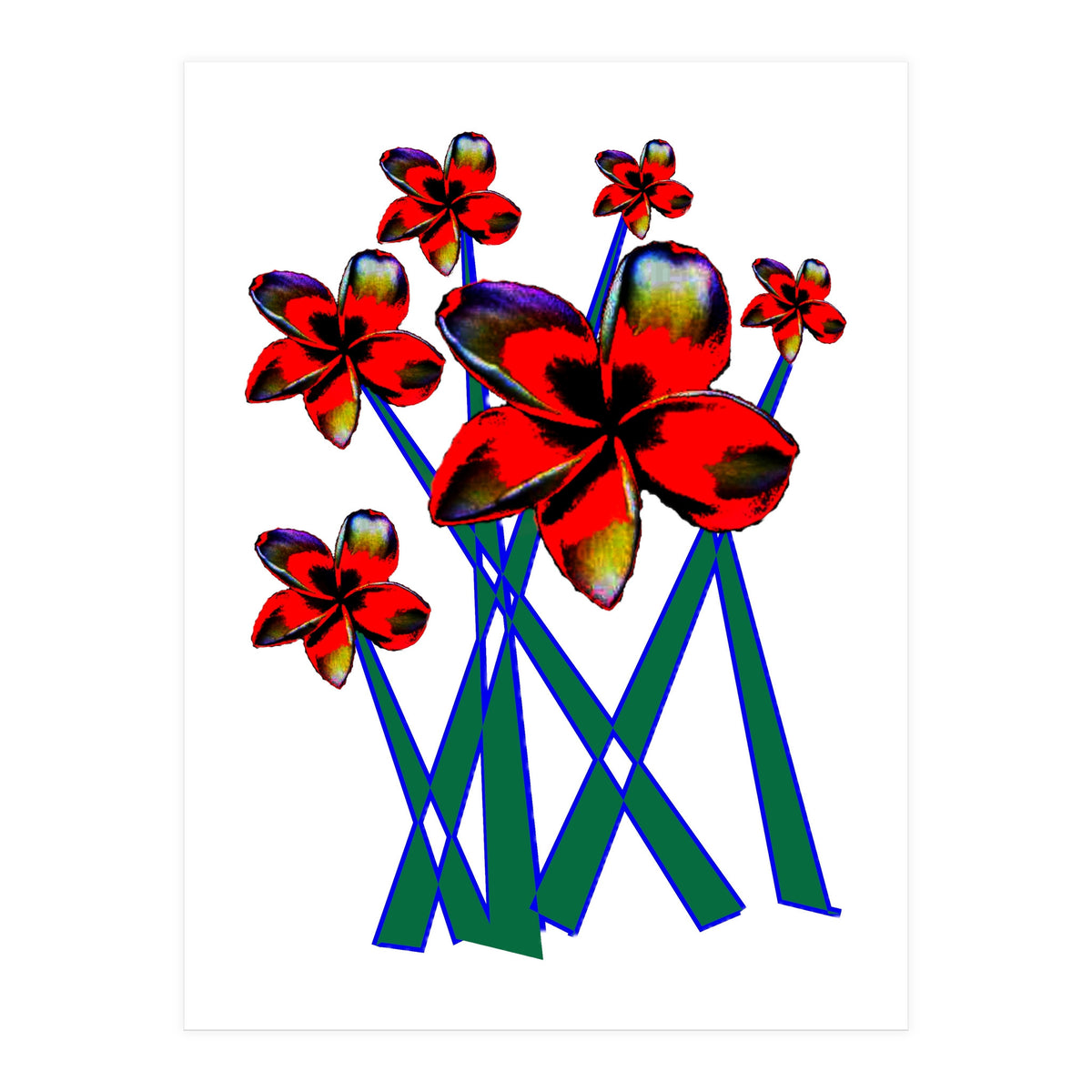 Redflowers (Print Only)