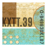 Abstract Industrial Sand And Blue (Print Only) thumbnail