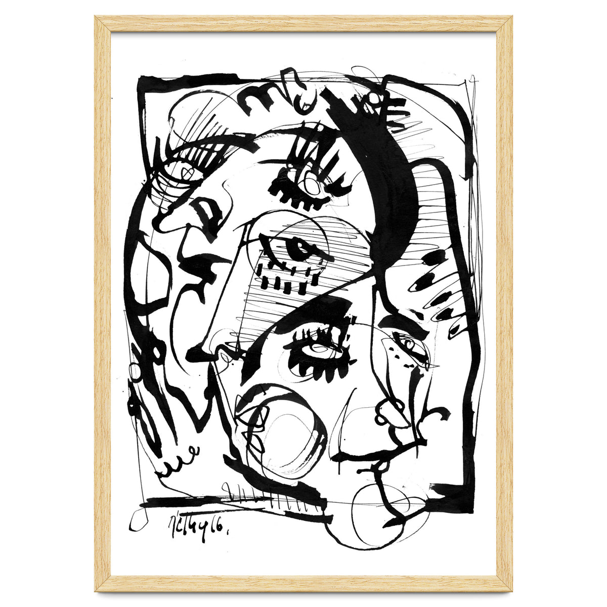 The Pretty People - b&w