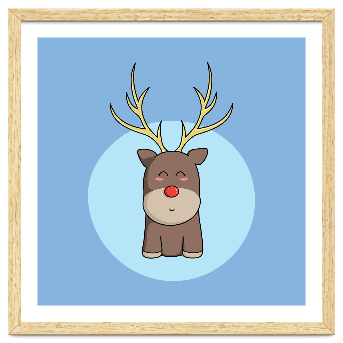 Kawaii Cute Christmas Reindeer