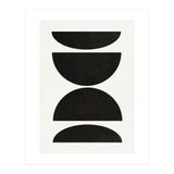ABSTRACT AND GEOMETRIC SHAPES 03BW (Print Only) thumbnail