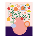 Happy flower jar (Print Only) thumbnail