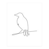 One Line Art Bird II (Print Only) thumbnail