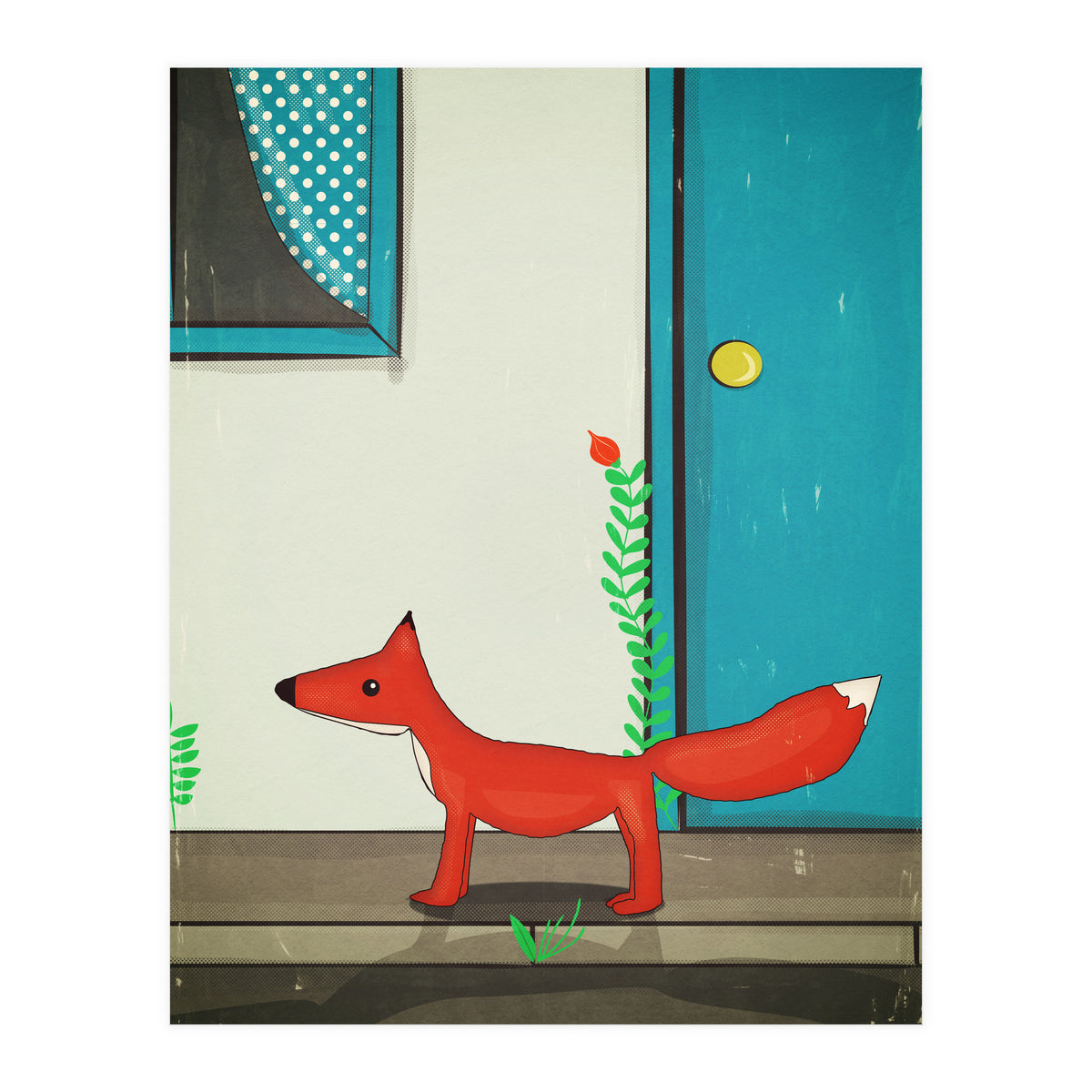 Fox in the city (Print Only)