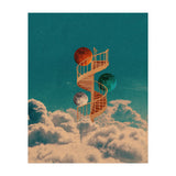 Stairway to the moon (Print Only) thumbnail