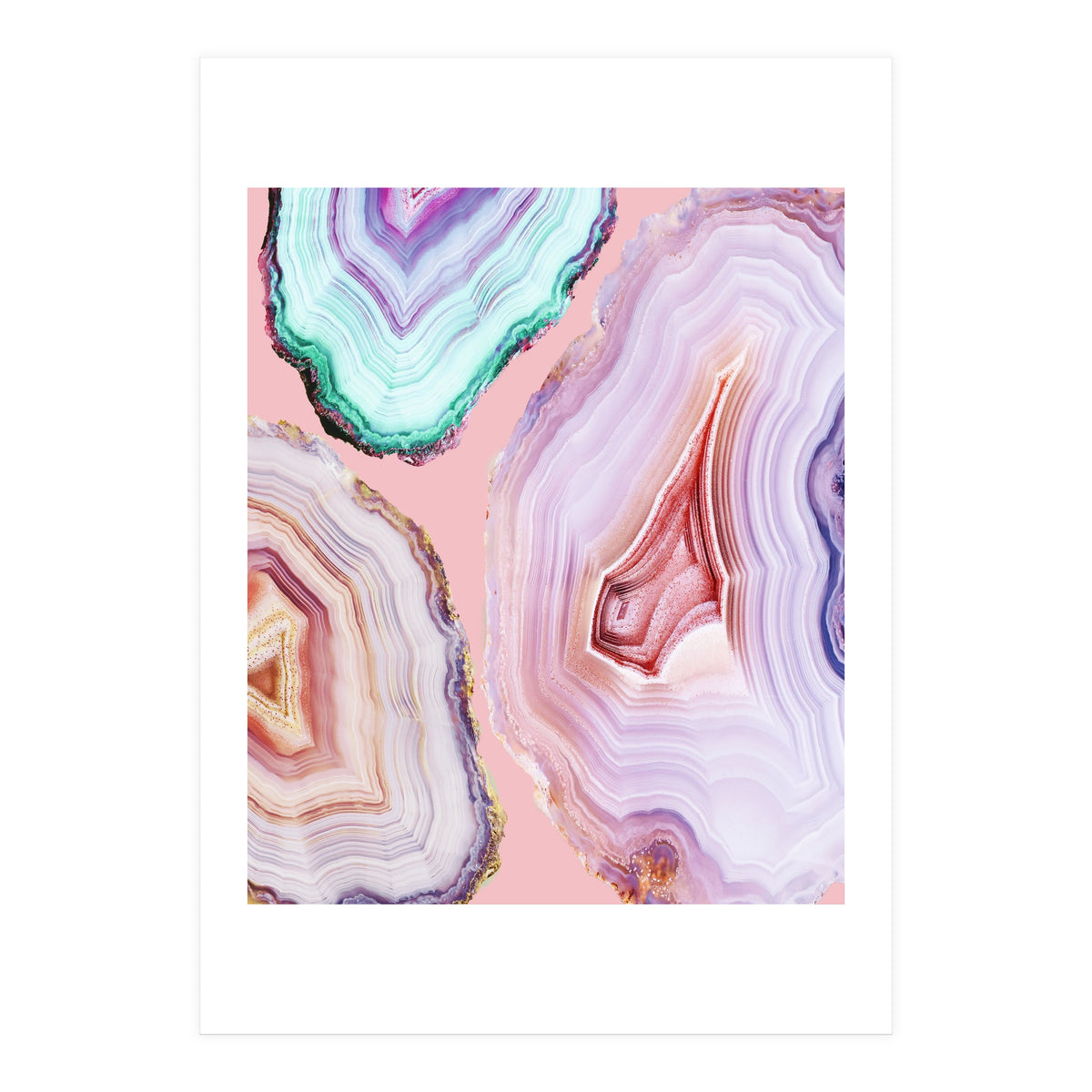 Mineral Agates #Glam collection (Print Only)