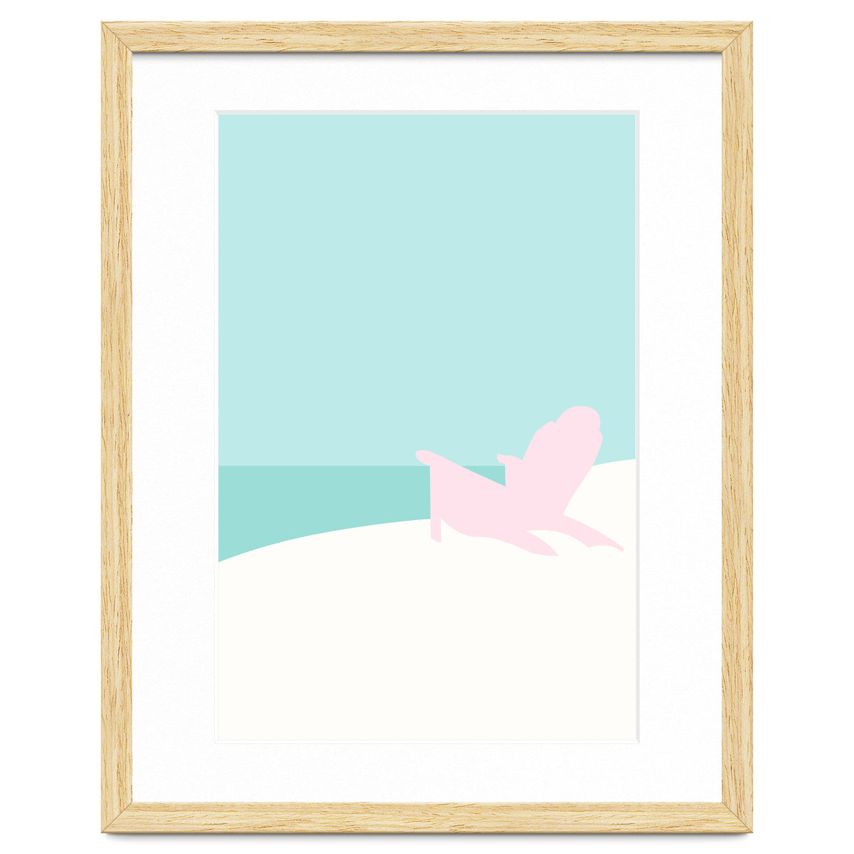 Minimal Beach Chair - Turquoise Coast