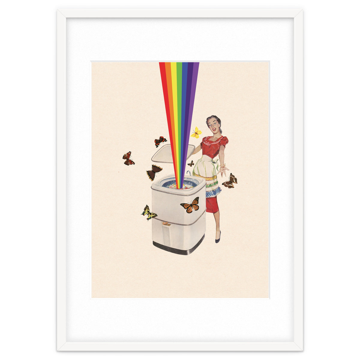 Rainbow Washing Machine