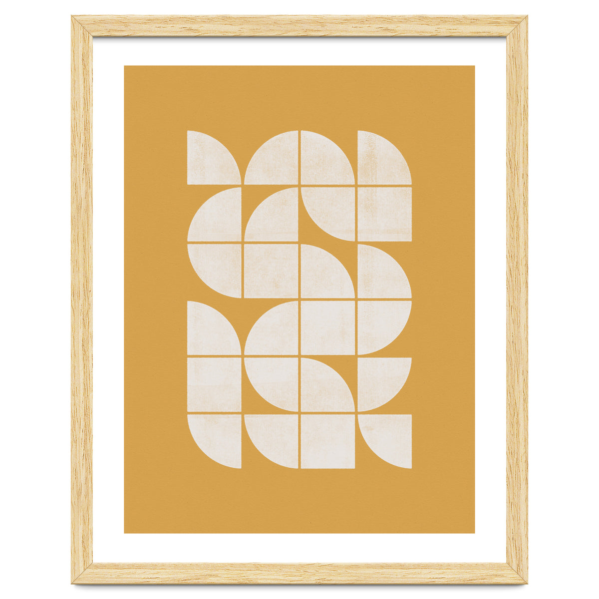 Mid-Century Modern No.26 - Woodblock Print