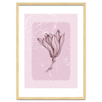 Magnolia Minimal Contemporary Botanical Floral