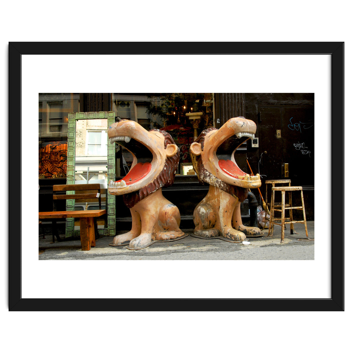 Thrift shop, New York.