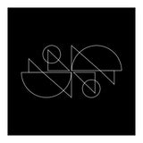Tandem Cyclists | modern geometric (Print Only) thumbnail
