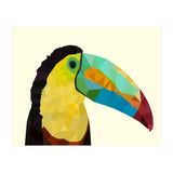 Toucan Bird Low Poly Art (Print Only) thumbnail