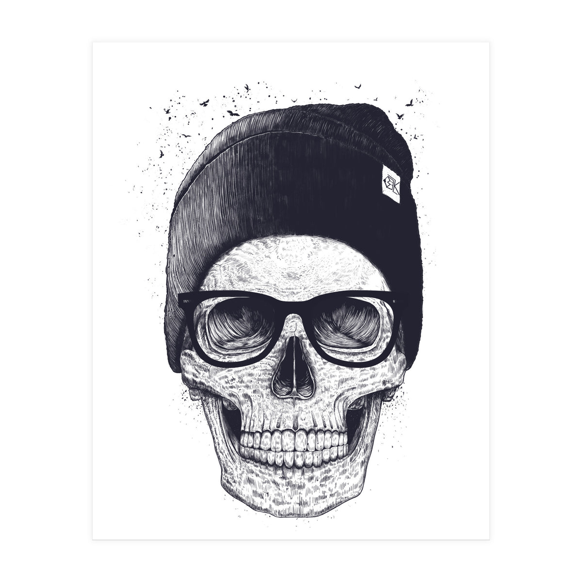 Skull In A Hat (Print Only)