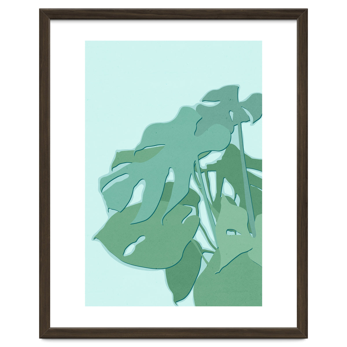 Minimal Monstera Leaves - Greener Eden