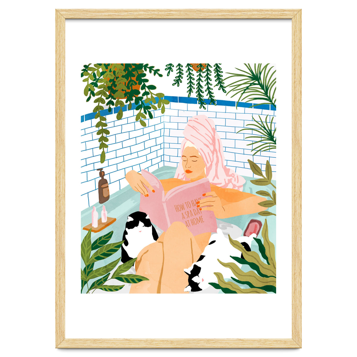 How To Have A Cat Spa Day At Home | Modern Bohemian Home Décor | Pet Bathroom Urban Jungle