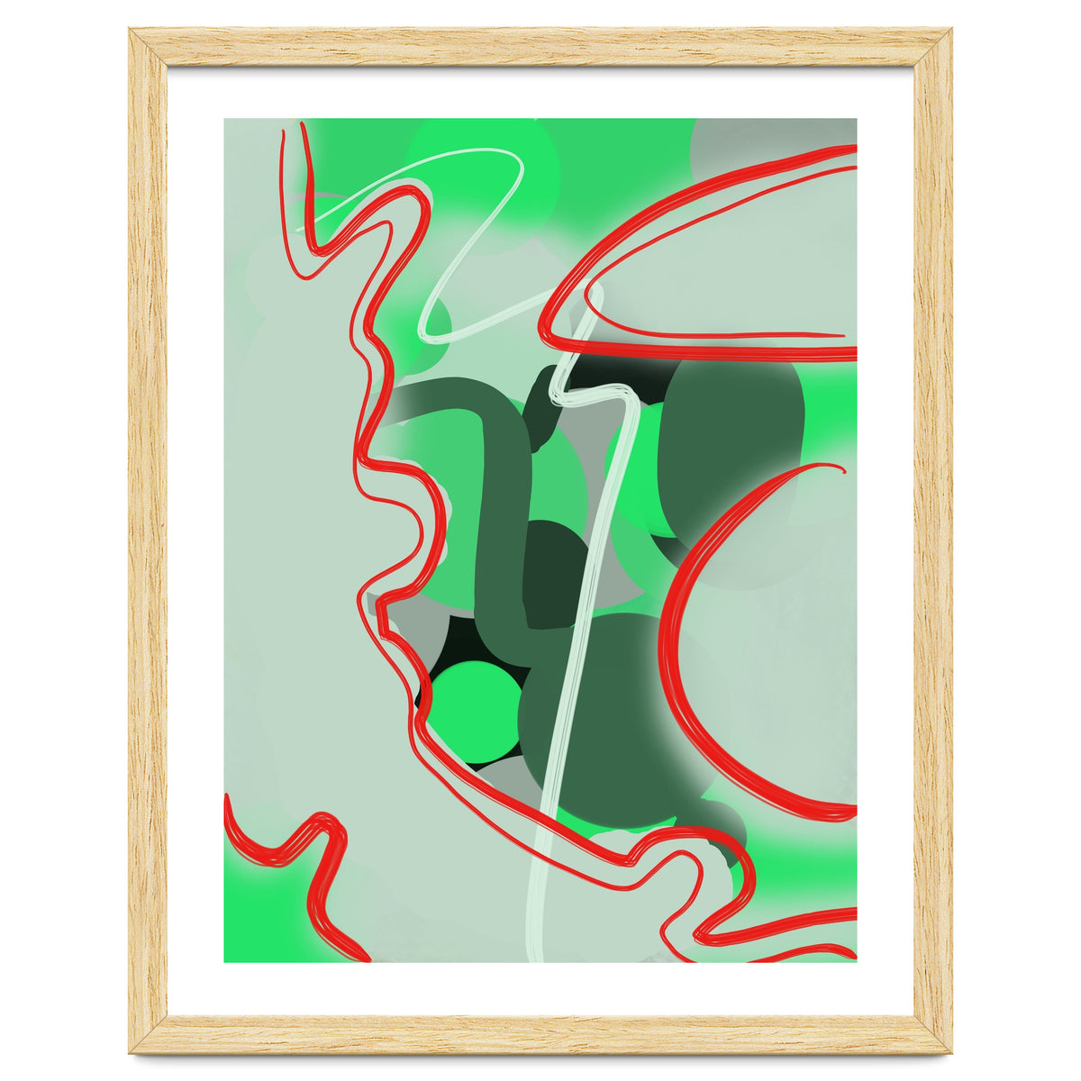 Abstraction In Complementary Colors 1