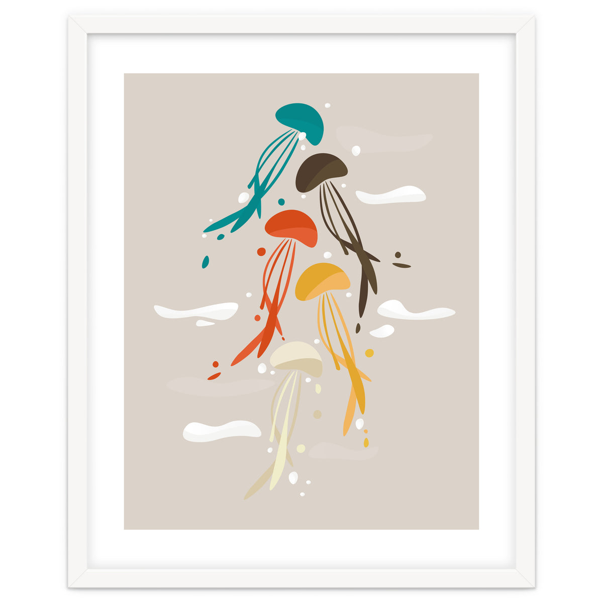 Jellyfish ascend the sky