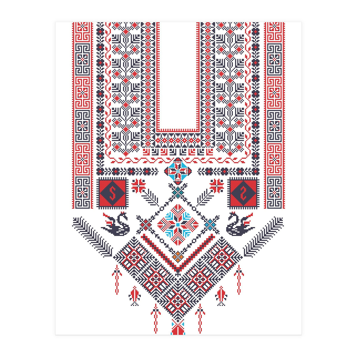 Tatreez Ornament 9 (Print Only)